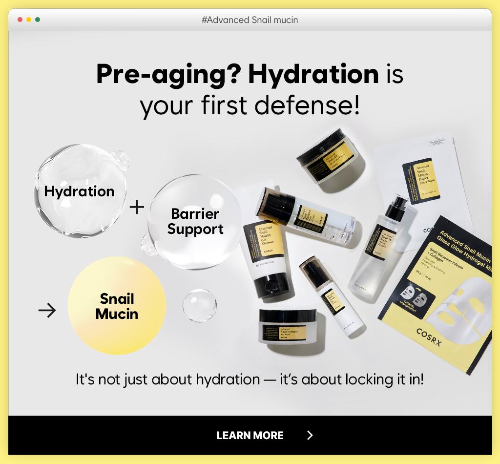 [COSRX Official] Advanced Snail Eye Patch (60 patches) | PLUMP FINE LINES WITH SNAIL MUCIN EYE PATCHES