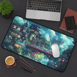 Ghibli Desk Mat - SPIRIT REALM - Anime Mouse Pad - Japan Deskmat Homedecor - Gifts for Friends