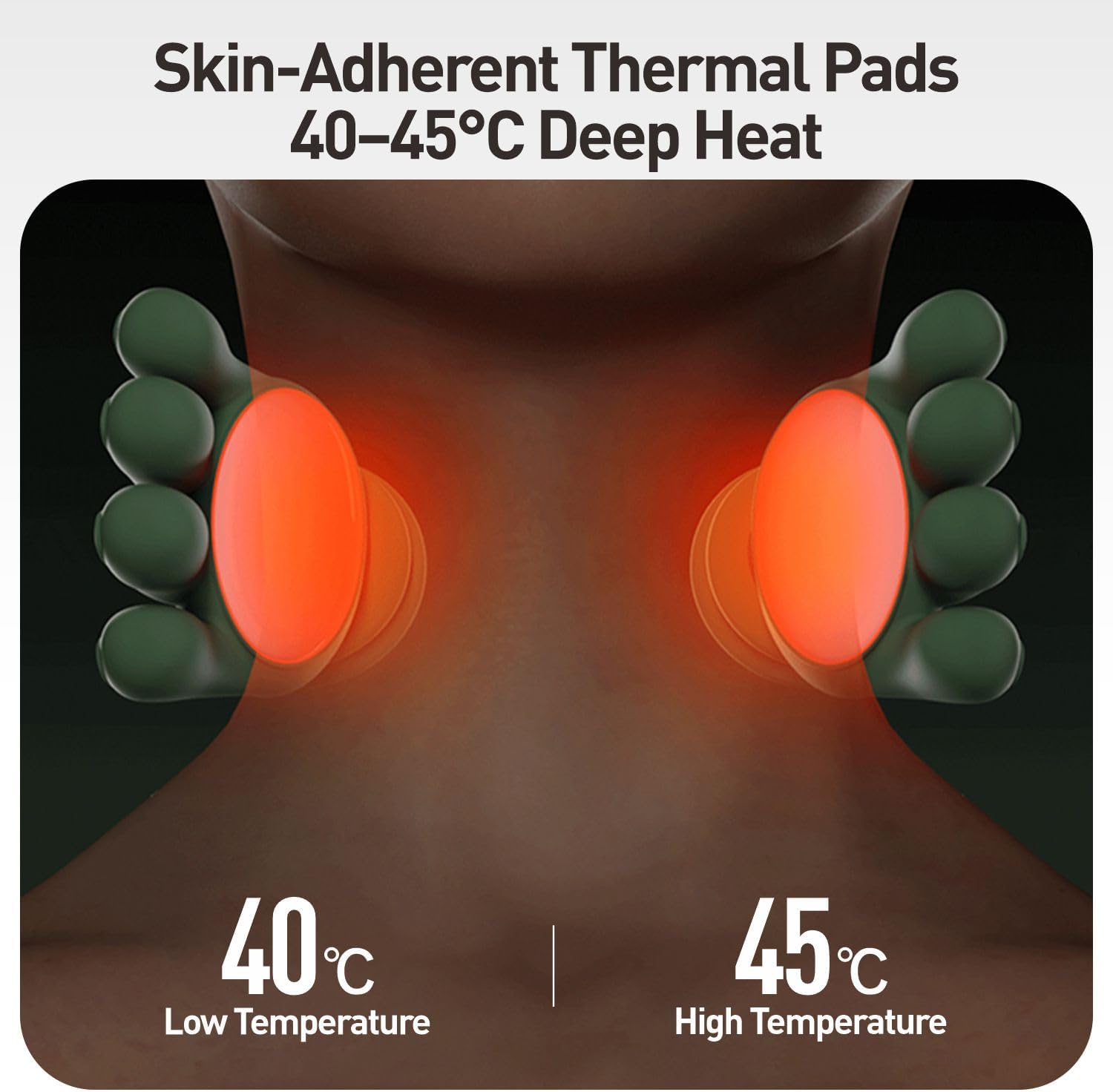 2026 Upgraded Version Shoulder Massager Electric Cervical Massager Wireless Portable 3D Kneading home Massage for Pain Relief deep Tissue，Leg Neck & Back Massager & Lightweight Gift muscle Adjustable Relaxing Daily shoulder massager bionic hand sohochic
