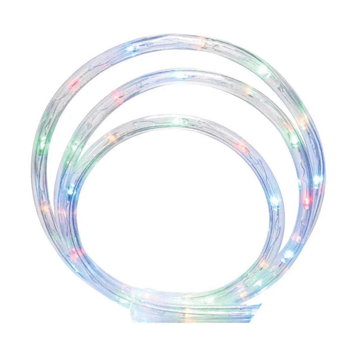 Plastic Christmas LED Rope Light Set, Multicolor