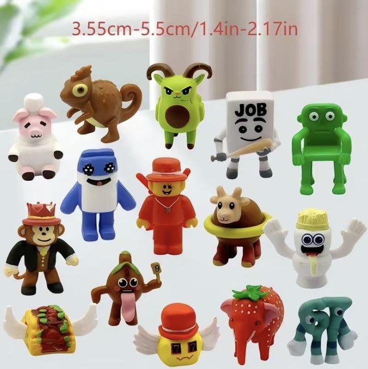 15-Piece Viral Brainrot Collectible Figure Set – Cute Meme-Worthy Figurines Perfect for Gaming Enthusiasts, Collectible-Grade Toys & Desk Decor, Unique Gifting Idea for Gamers