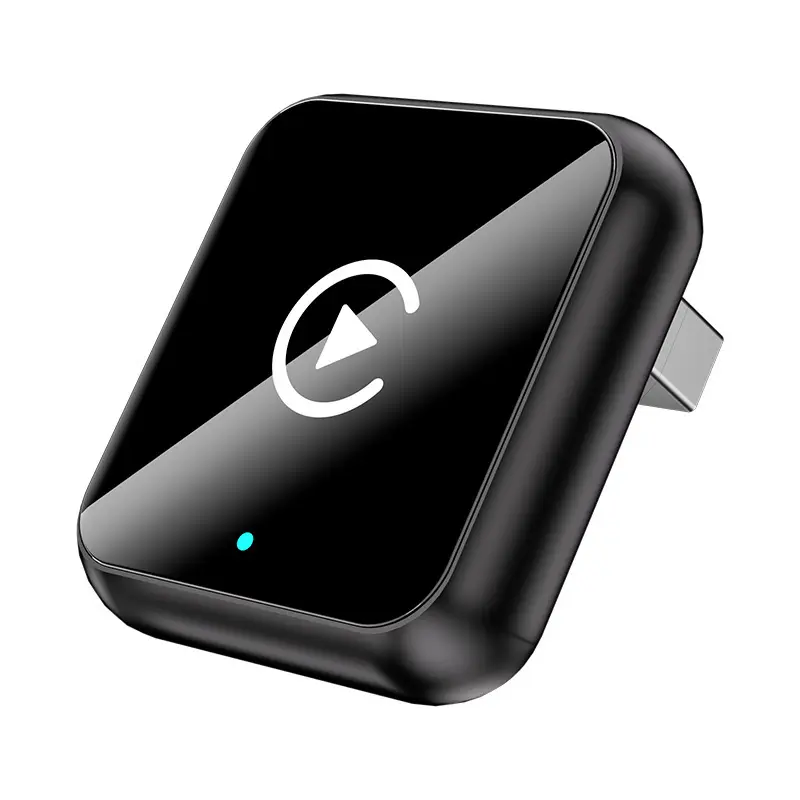 Compact Wireless CarPlay Adapter 2026, Mini USB Network Component Dongle for iPhone/Android, Hands-Free Call, Plug & Play Electronic Car Charger