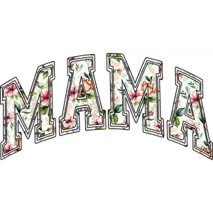 DTF Transfer – Mama Floral Multi Sizes (MO-TX003)