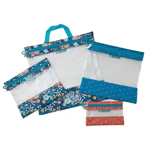 Quilt Town Zipper Pouches-Set of 4