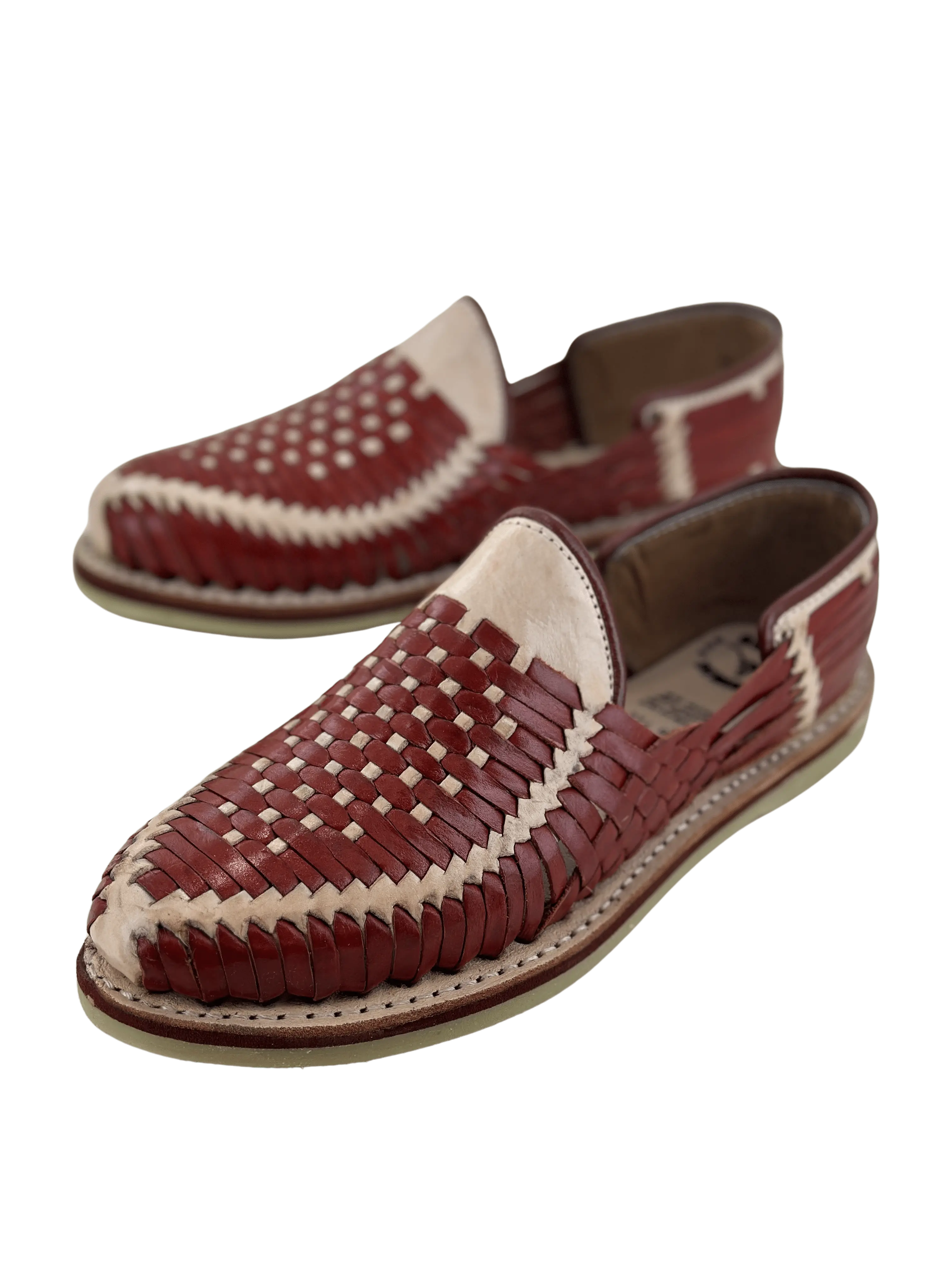Rodeo Durango Men's Handmade Checkered Rubber Sole Huarache