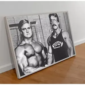 Mike Mentzer and Tom Platz Vintage Poster
