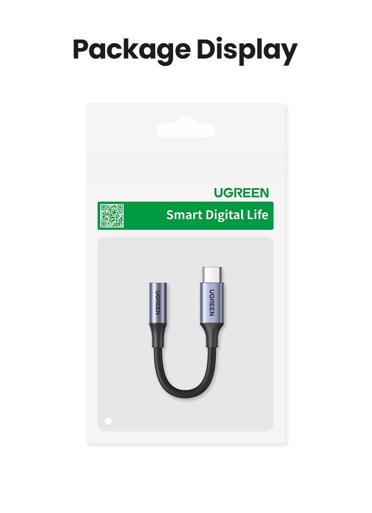 UGREEN USB C/Lightning to 3.5mm Audio Adapter Type C to Headphone Aux Jack Dongle HiFi DAC Cable Cord Compatible with iPhone 11-16 Pro Max, iPad, Galaxy S25 Ultra-Deals for you,Labor Day Sale，TikTokShopBlackFriday ,TikTokShopHolidayHaul