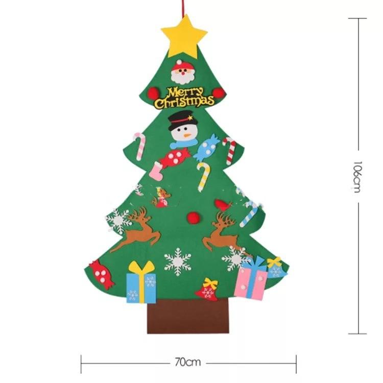 Felt Christmas Tree Decorating Kit for Kids