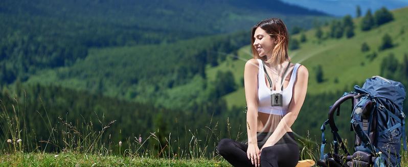 Portable Fan, USB Rechargeable Waist Fan with Clip & Power Bank, Personal Cooling Fan for Outdoor Travel Camping, Back to School Fathersdaygift