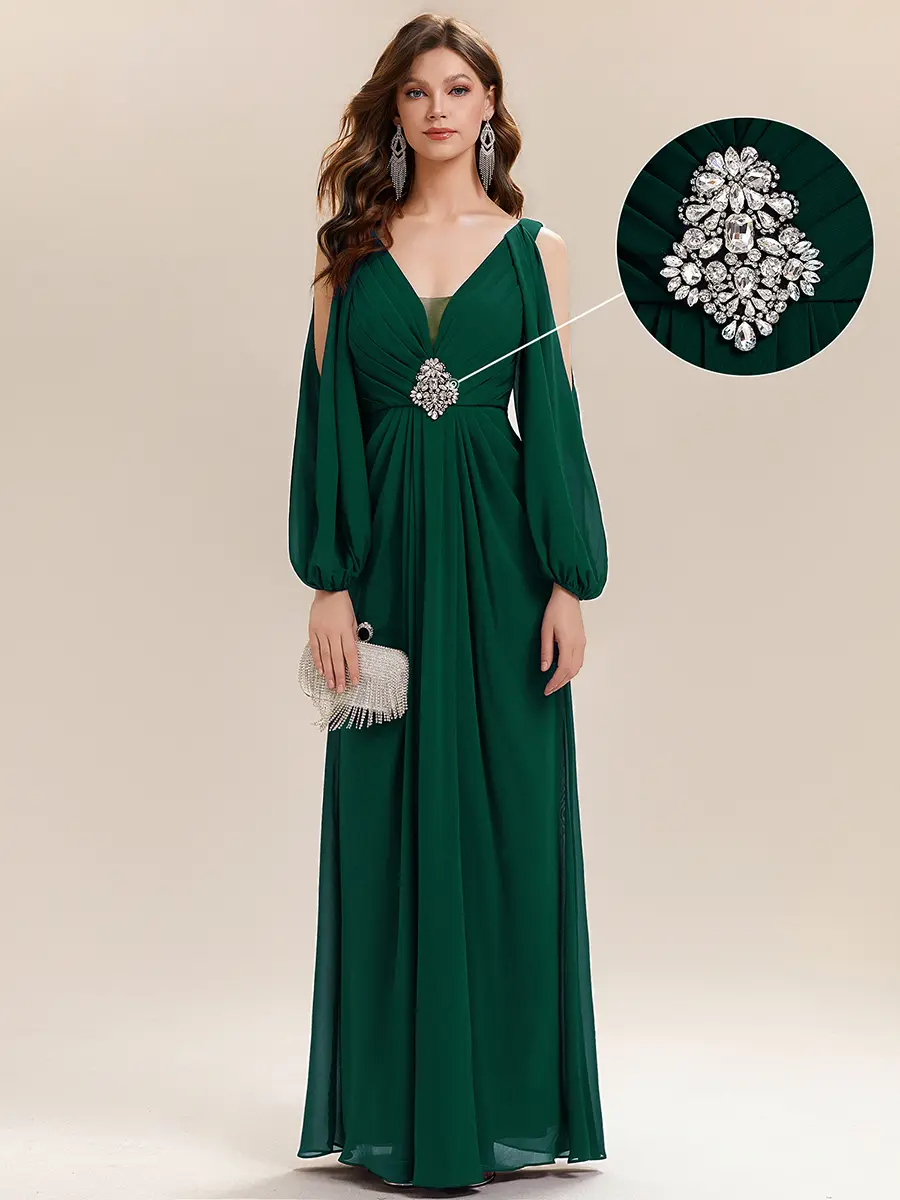 EVER-PRETTY 2026 Off The Shoulder Elegant Luxurious Cut Out Evening Gown, For the mother of the bride, Formal And Evening gala EG02634