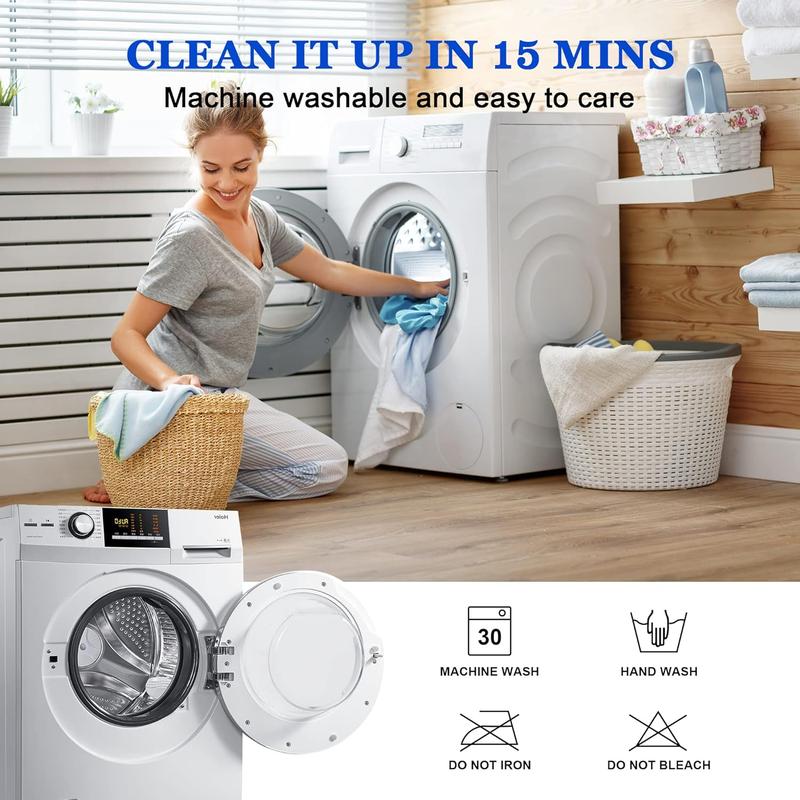 Raybee Mattress Protector,Waterproof 18" Deep Pocket Mattress Cover Fitted Sheet Style with Elastic Rubber Band,Washable and Easy Care,Queen [Black Friday]