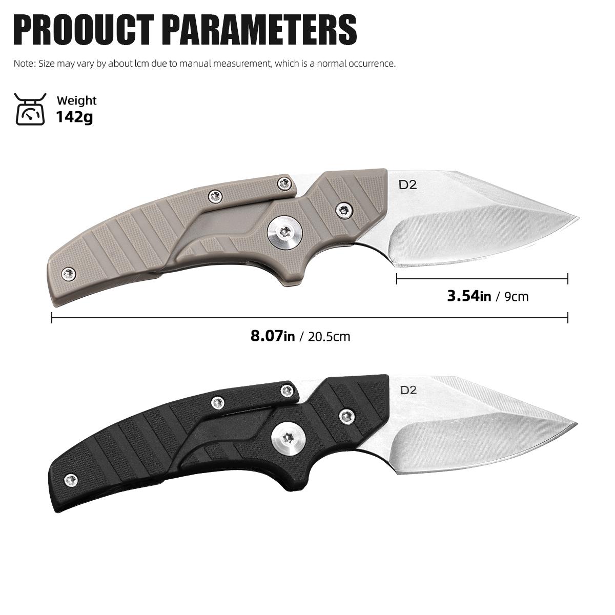 Sharp Fixed Blade Knife with Sheath - Multi-Purpose EDC Hunting Knife for Camping, Hiking, Fishing & Kitchen Cooking, Ideal Gift for heritage Mini Outdoor Folding Knife  Survival, and Hunting The Perfect Gift for Adventurers edc knife multi-functional