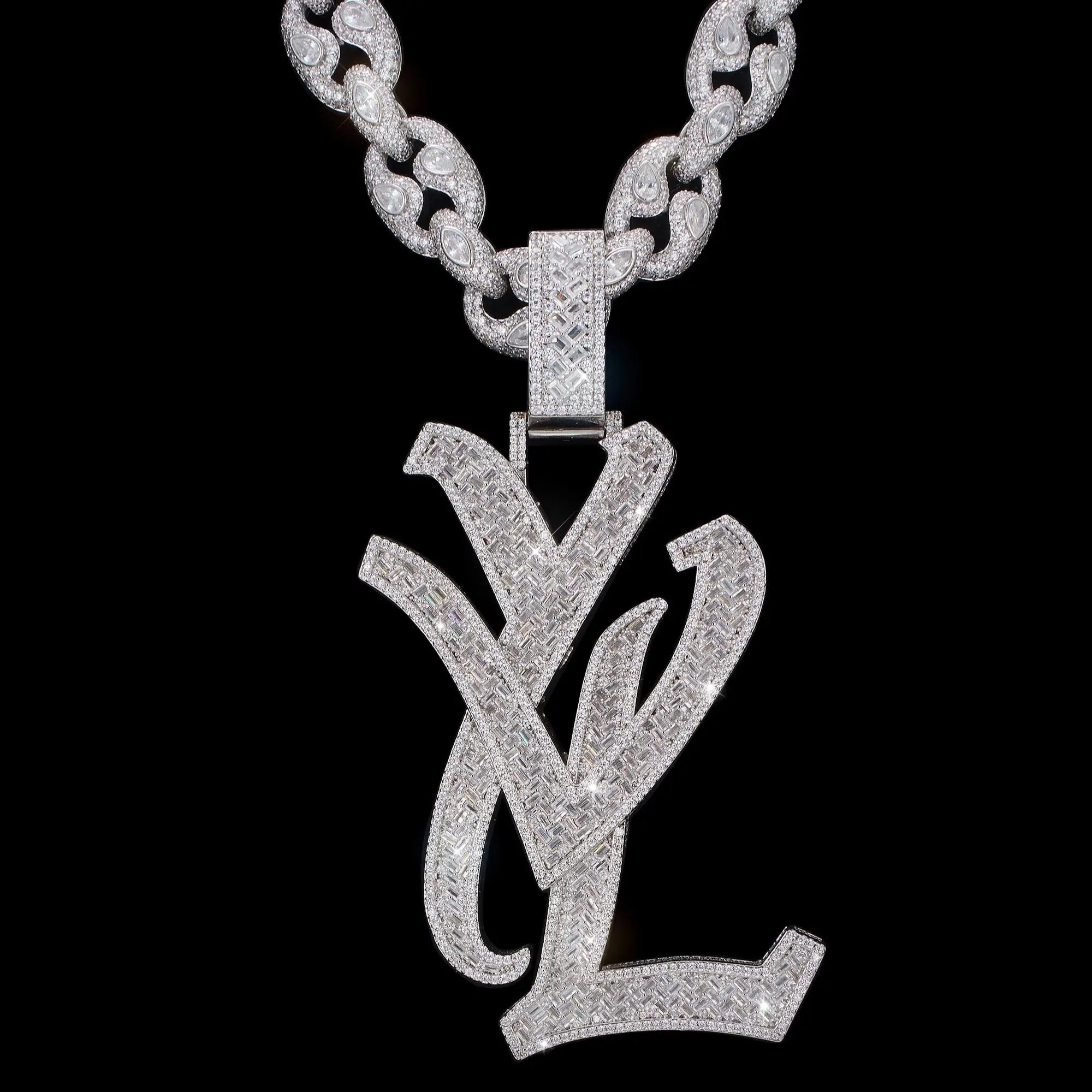 Yvl letter pendants