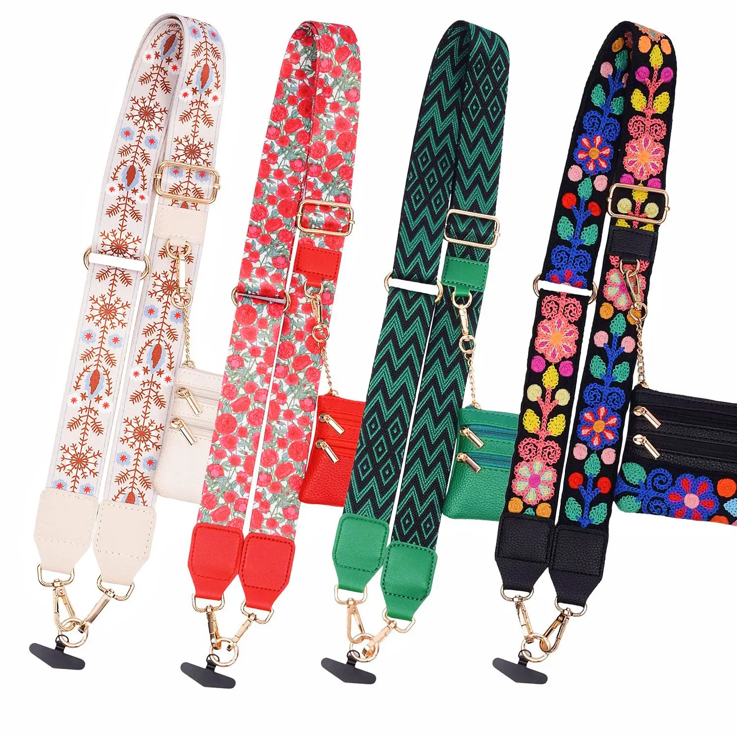 Clip and Go Crossbody Phone Lanyard, Adjustable Mobile Phone Strap with Zipper Pouch Wallet, Plus size to choose, Summervibes Fashion Accessory Gift for Mother's Day backtoschool,back to school,back to school haul
