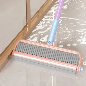 Dopamine optional double-head cleaning brush, household bathroom broom, squeegee floor scraper, multi-functional cleaning brush