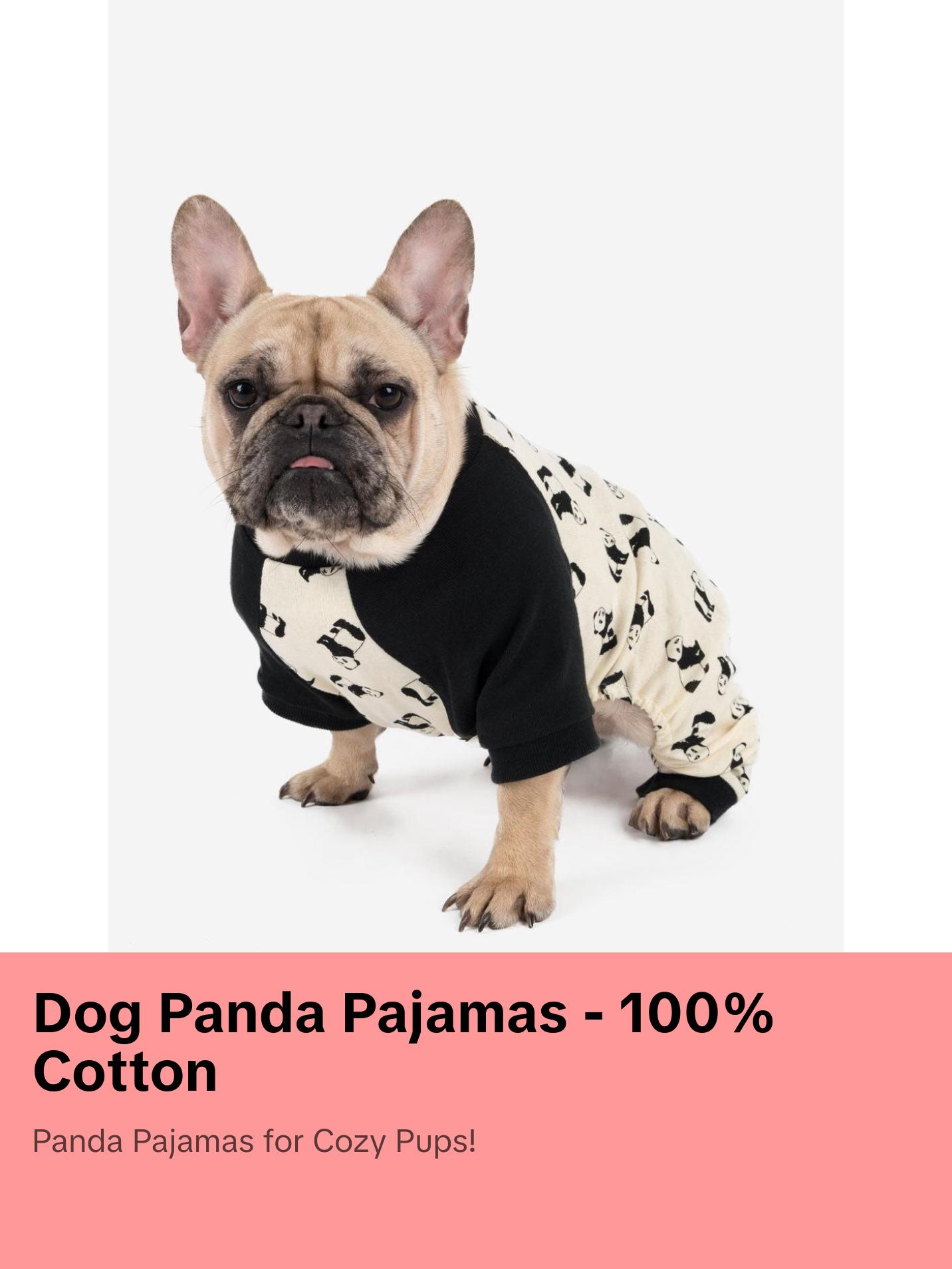 Dog Panda Pajamas