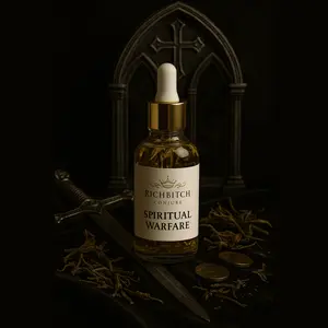 Rich Bitch Conjure’s Spiritual Warfare Oil for Protection, Reversal, and Victory Over Enemies