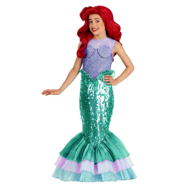 Girl's Premium Disney The Little Mermaid Ariel Costume (© Disney)