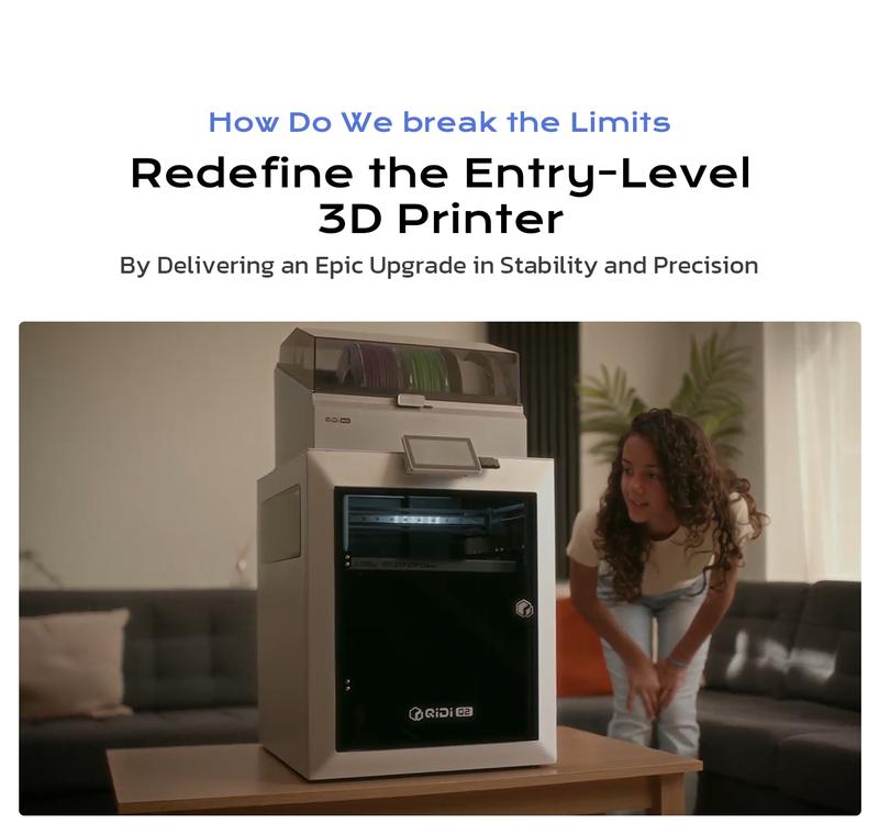 QIDI Q2 3D Printer, New for 2025, Supports Multi-Color and Multi-Material Special Printing, high Speed & Precision, 65°C Heating Chamber, AI Camera, Enclosed CoreXY, 270 x 270 x 256 mm Build Volume