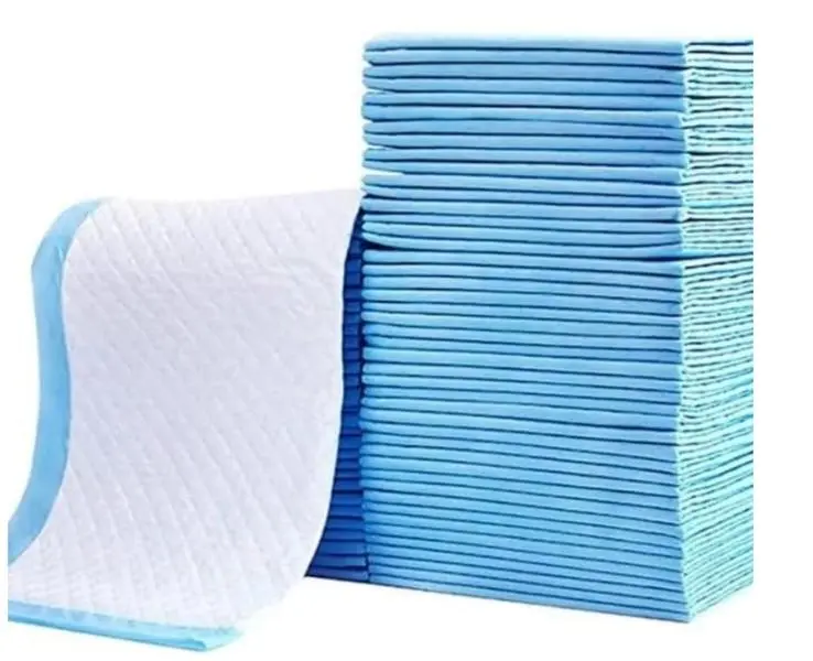 Welcoming Hands Heavy Duty Disposable [100-Pack] Underpads 23x36 Incontinence Chux Pads, Super Absorbent Fluff Protective Bed Pads, Pee Pads for Babies, Kids, Adults, Elderly & Puppy/Pets. Large Size 55g