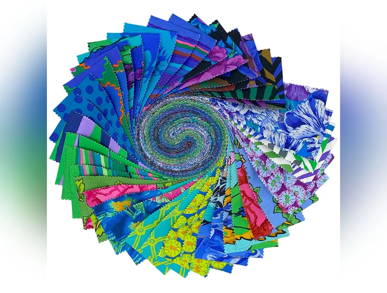 February 2026 | 2.5" Strip Roll - Cool by Kaffe Fassett Collective for FreeSpirit | 40 pcs