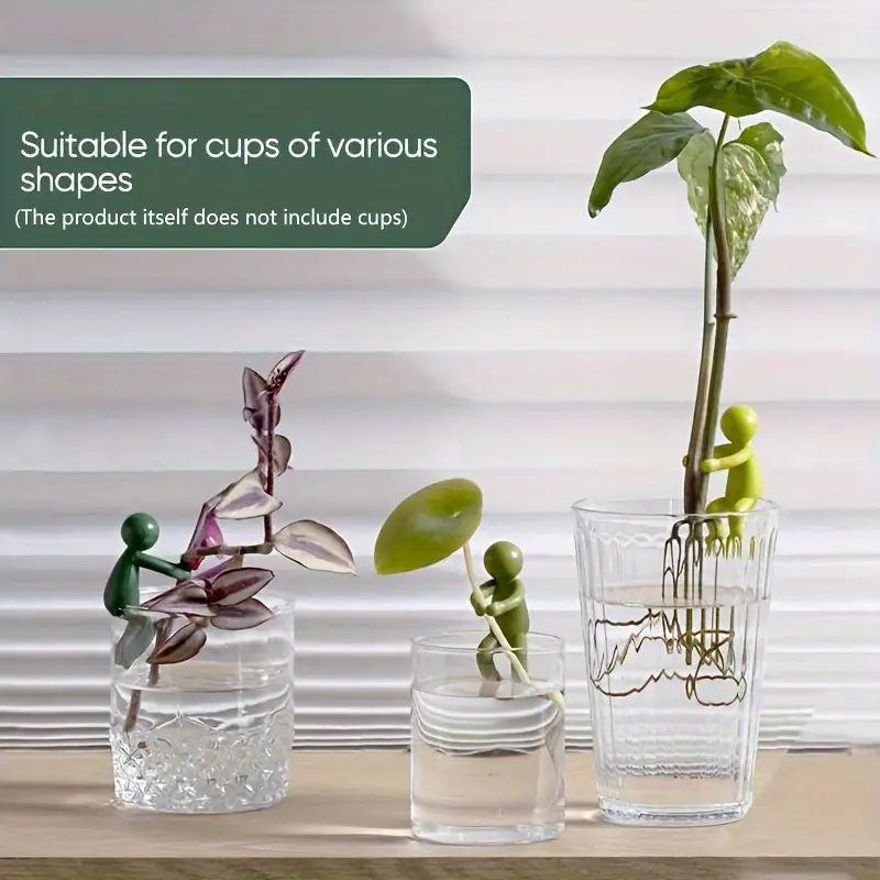 【FaddishDeal】3/6PCS Friends of plant reproduction;Leaf supports for sprouting and cutting, lovely decorations, gifts for indoor garden plant lovers, etc Springtok.