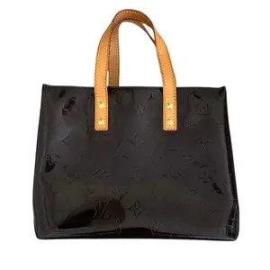 Pre-owned Louis Vuitton Bag Mini Bags monogram vernis patent leather Reade amarante authentic with COA