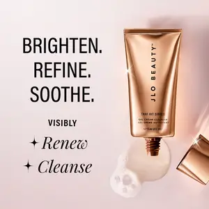 JLO BEAUTY That Hit Single - Gel Cream Gentle Cleanser Silky Olive Formula Sulfate-Free Antioxidant Rich Daily Facial Cleanser  Skin Repair