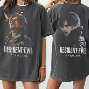 Leon S. Kennedy Resident Evil 9 Requiem shirt, Grace Ashcroft Tee Vintage