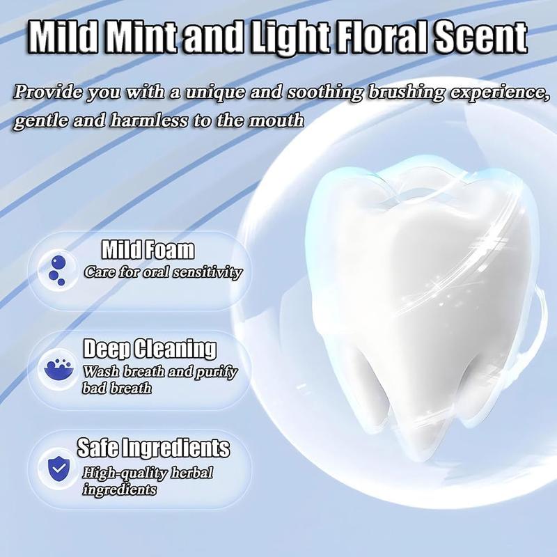 White Tooth Repair 2-Pack Toothpaste with 7.5% Hydroxyapatite for Enamel Repair Reduced Sensitivity & Whitening Mint Freshness 120g