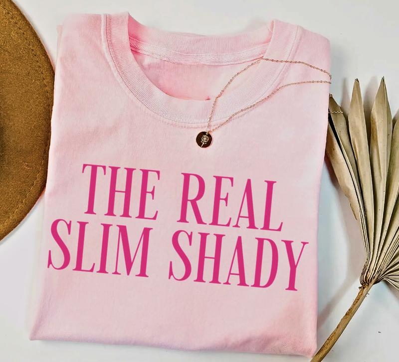 The Real Slim Shady Sweatshirt, The Real Slim Shady Tee, Unisex Cotton Casual Streetwear Top for Women