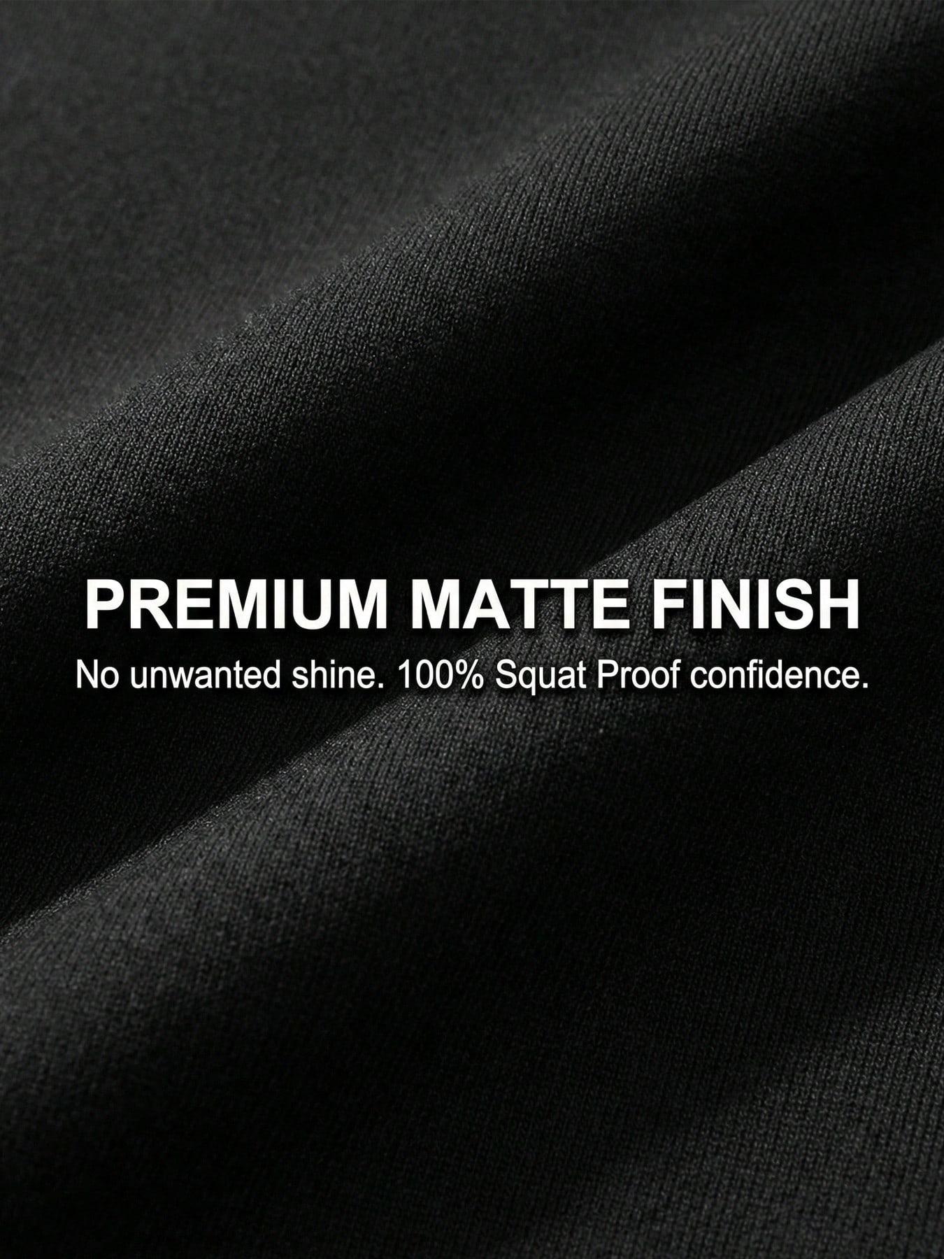 High-Waisted Yoga Shorts for Women, Three-Quarter Length, One-Piece Athletic Shorts with Pockets, Suitable for Outdoor Cycling, Fitness, Running, And Leisure Activities, Seamless Safety Shorts, High-Waisted Tummy Control Shorts, Suitable for Outerwear