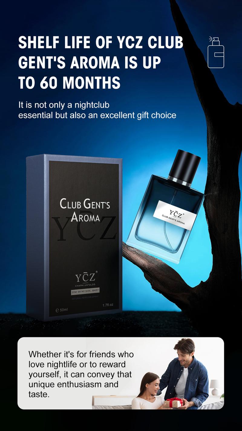 YCZ Club Gent's Aroma Men's Perfume 1.7oz 50ml Long Lasting Cologne Nightclub Essential Fragrance Eau De Toilette Edp Spray Elegant Scent for Nightlife YCZ Club Gent's Aroma Men's Perfume 1.7oz 50ml Long Lasting Cologne Nightclub Essential Fragrance Eau De Toilette Edp Spray Elegant Scent for Nightlife
