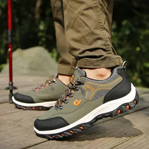 Men'S All-Terrain Hiking & Running Shoes - Heavy-Duty Lace-Up Trekking Shoes with Cushioned EVA Sole, Non-Slip Rubber Outsole, All-Season Outdoor Shoes for Hiking, Camping, Trail Running - Lightweight & Durable Design For Men, Hiking Gear