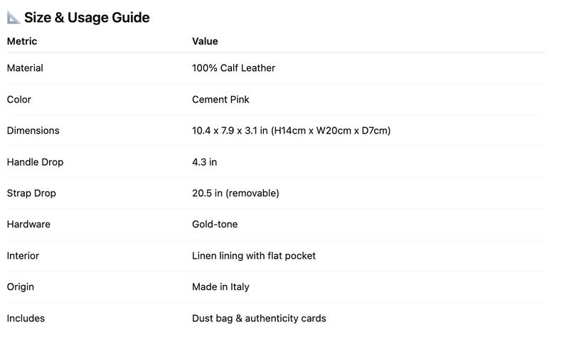 Chloé Mini Leather Woody Tote Bag - Iconic Cement Pink Calf Leather Tote with Logo Trims & Italian Craftsmanship