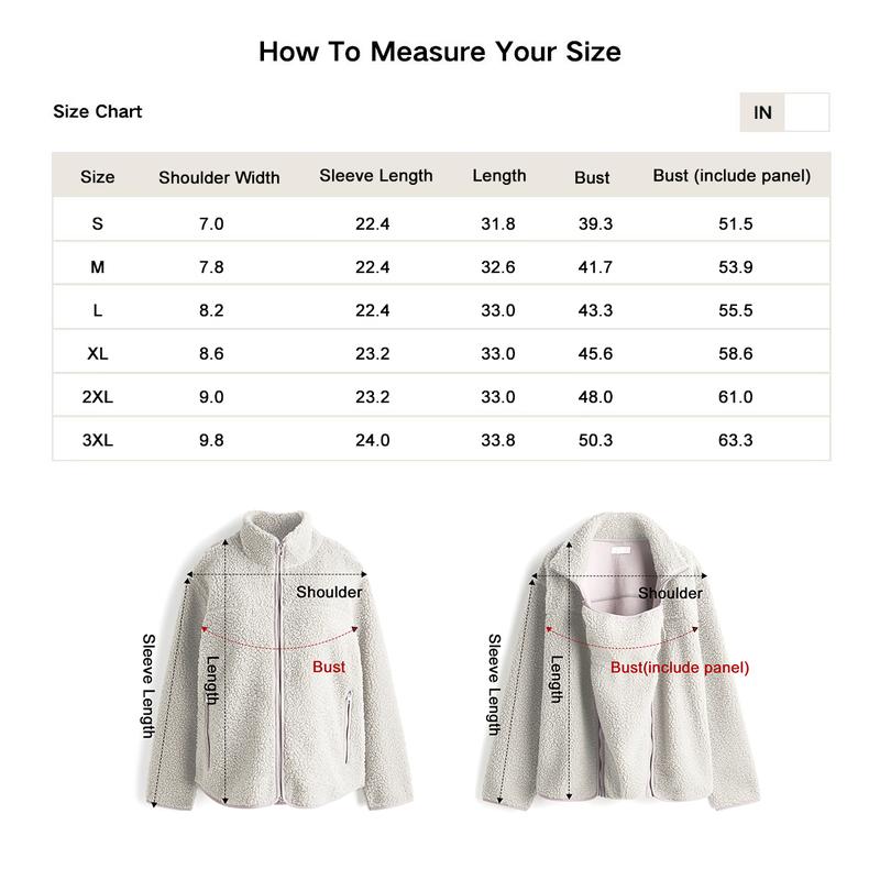 Pwest MAMA Women Before & After Babywearing Fleece Jacket Soft Teddy Fleece, Long-sleeve Zippered Jacket with Pocket, Detachable Babywearing Panel, Winter Warmth, 2 in 1 Design-Cream-BlackFriday
