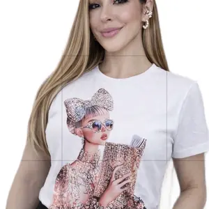 D88-54 Premium Rhinestone Fashion T-Shirt – Elegant & Stylish