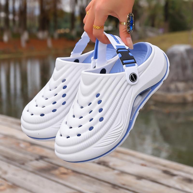 Men's and Women's  Clogs Outdoor Thick Sole Non-Slip Odor Resistant Durable Quick Drying Soft Beach Sandals.Summer Slippers