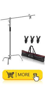 VINGLI Photography Lighting, 6.5ft x 10ft Backdrop Stand and Umbrellas Continuous Lighting Kit for Photo Studio Product, Portrait and Video Shoot Photography VINGLI Photography Lighting, 6.5ft x 10ft Backdrop Stand and Umbrellas Continuous Lighting Kit for Photo Studio Product, Portrait and Video Shoot Photography