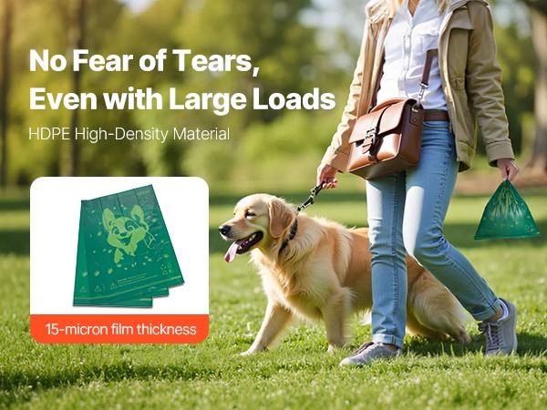 Dog Poop Bags, 270 Counts 13 x 9 in，Dog Poop Bags with Dispenser, Lavender Scented Pet Waste Bags, Thickened & Leak-Proof Dog Poop Bags