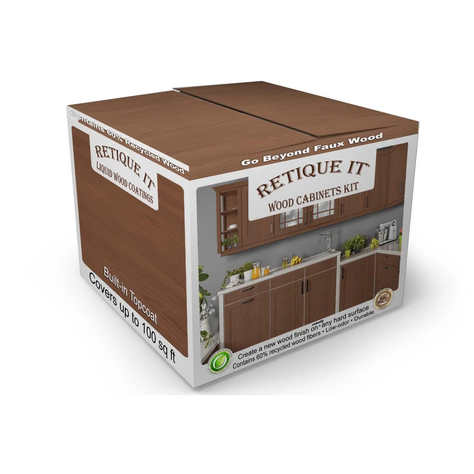 Wood'n Cabinet Kit (12 Door / Grained) - Java