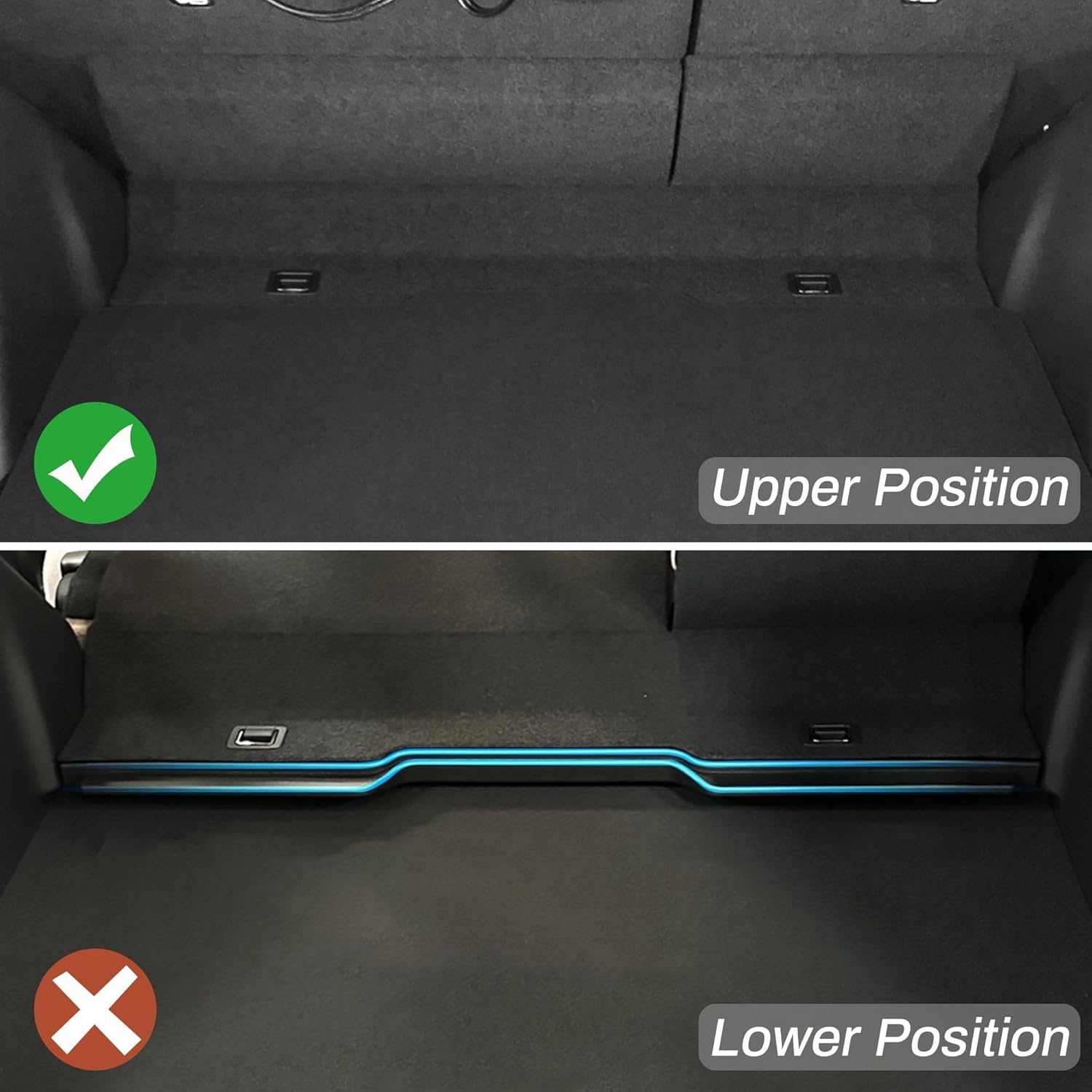 YITAMOTOR Floor Mats & Cargo Liner Fit for 2023-2025 Honda CR-V (Include Hybrid), Honda CRV Accessories TPE All-Weather Custom Fit Trunk Mats Backrest Mats Floor Mats (Upper Position), Black