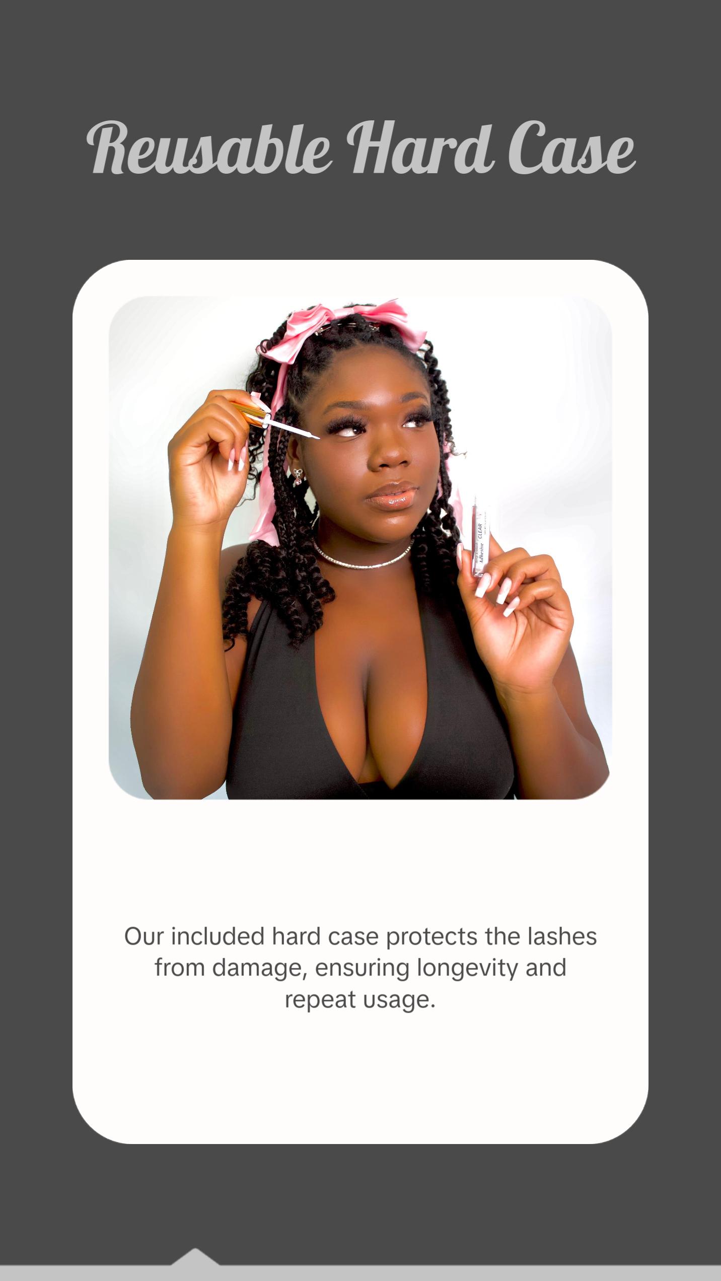 Caribbean Fluffy Mink EyeLashes - 15-25mm Soft Cotton Band with Reusable Hard Case & 2 Lash Brushes for Fluffy and Fresh Look Makeup Cosmetic Caribbean Fluffy Mink EyeLashes - 15-25mm Soft Cotton Band with Reusable Hard Case & 2 Lash Brushes for Fluffy and Fresh Look Makeup Cosmetic