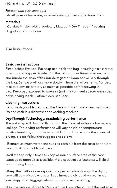 FlatPak™ Soap Bar Case