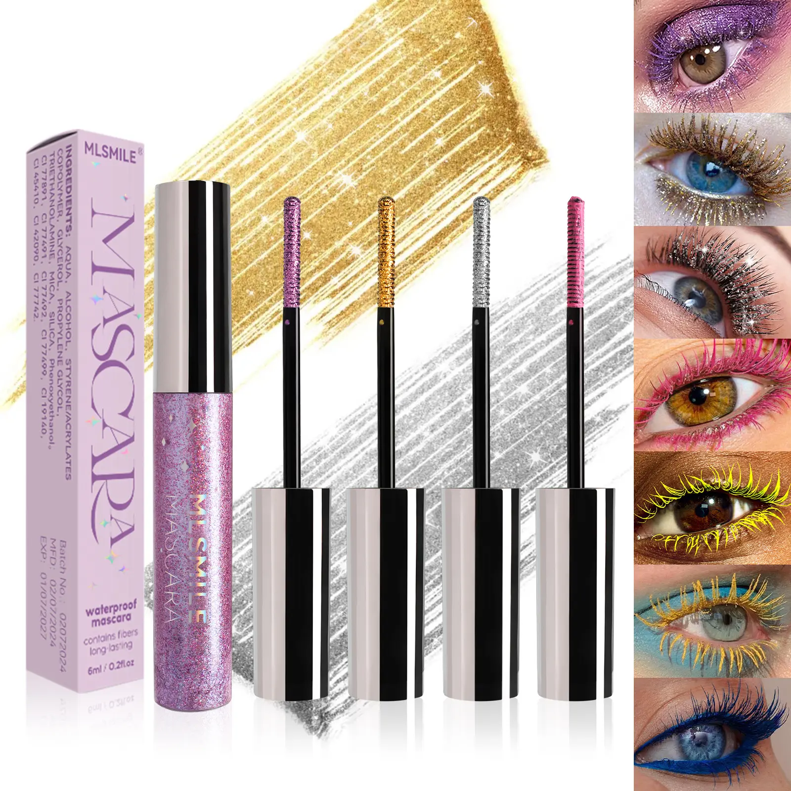 Glitter Mascara Shimmer Season Starts with Your Eyes