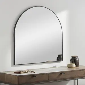 Livabliss Aranya Modern Arch/Crowned Top Accent Mirror