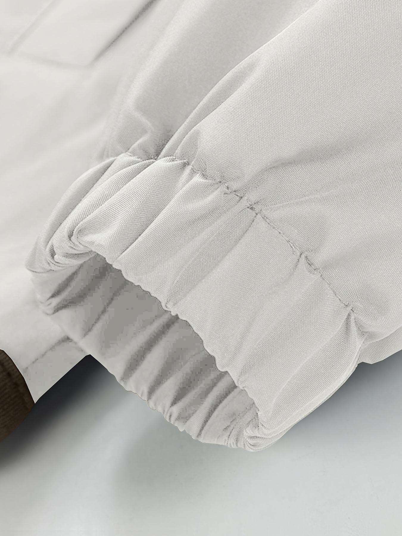 Men's Hooded Jacket Spring Autumn 2025 New Two-Piece Look Casual Loose Fit Youthful Coat with Brown Accents Menswear Stylish Overall Sweatshirts Tops Vibe Long Sleeve