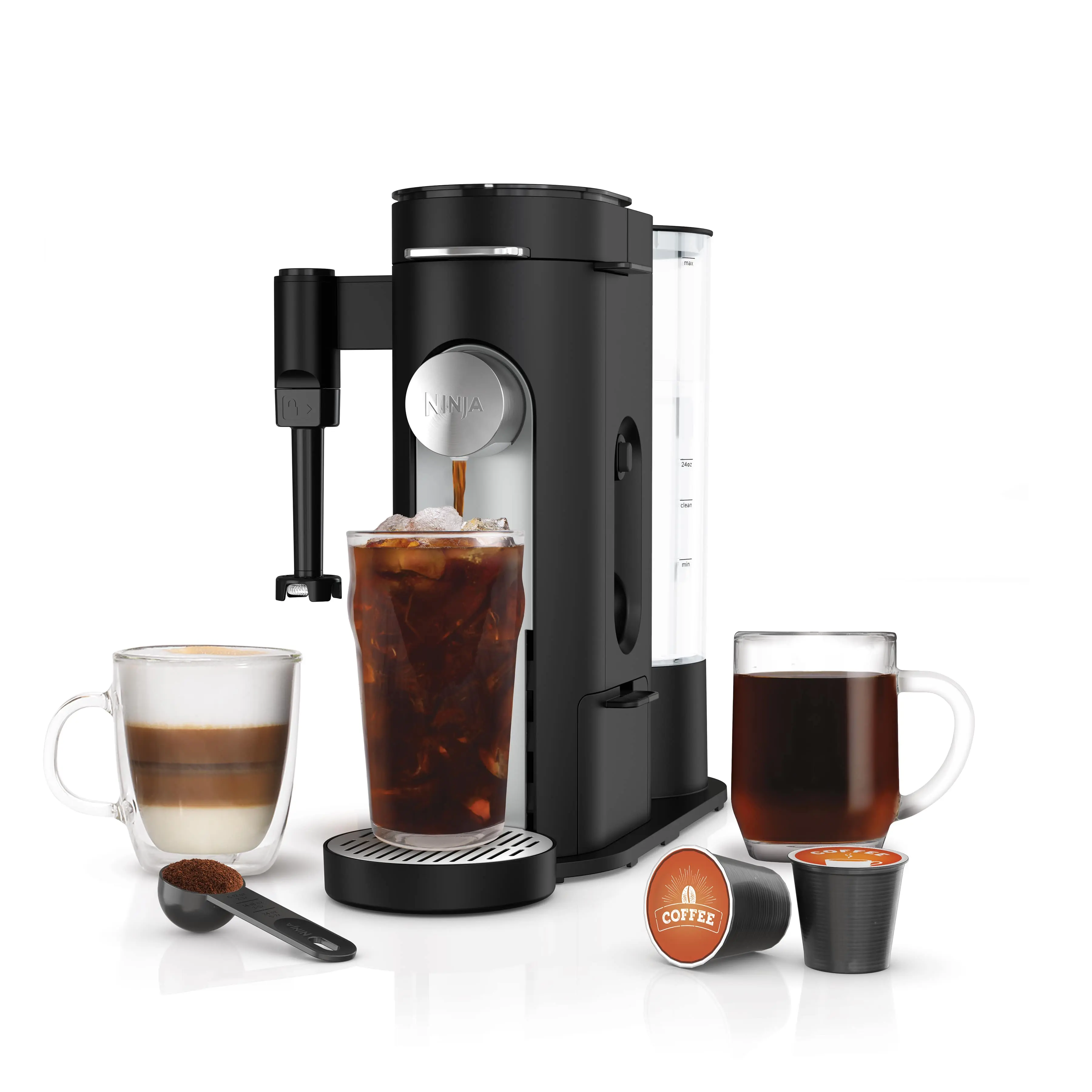 Ninja Single-Serve Pods & Grounds Specialty Coffee Maker Black - PB051