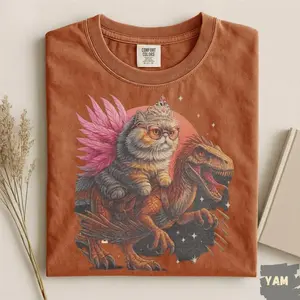 [Sale off up to 50%] Comfort Colors Princess Donut and Mongo Shirt, Dungeon Crawler Carl Tee Fantasy Book Reader Geeky Cat Lover Tshirt Donu Mongo Bookish Merch