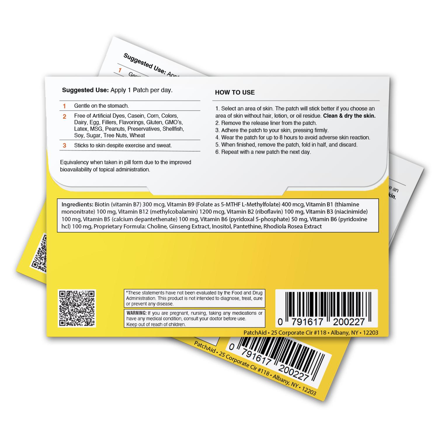 Gastric Bypass Surgery Vitamin Patch Pack